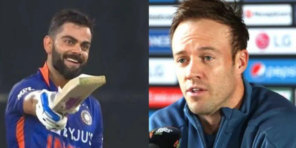AB De Villiers on virat kohli