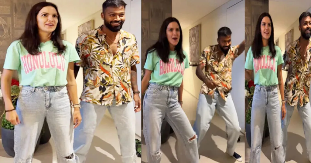 Hardik Pandya Dancing With Wife
