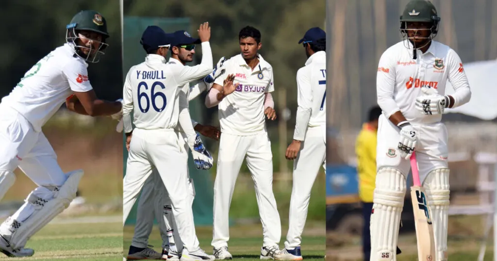BAN A vs IND A - Test Match 3rd Day report