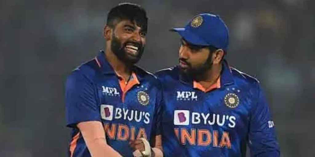 Mohammed Siraj and Rohit