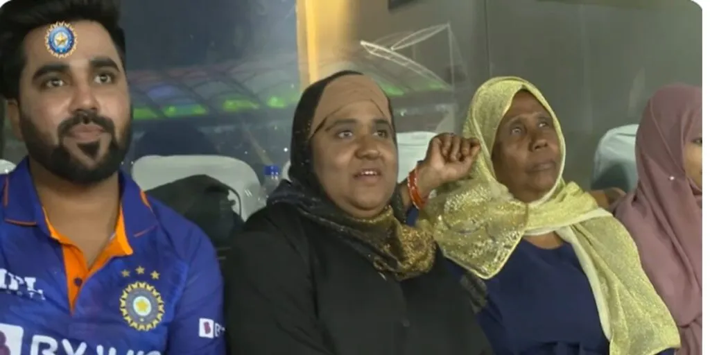 Mohammed Siraj's family