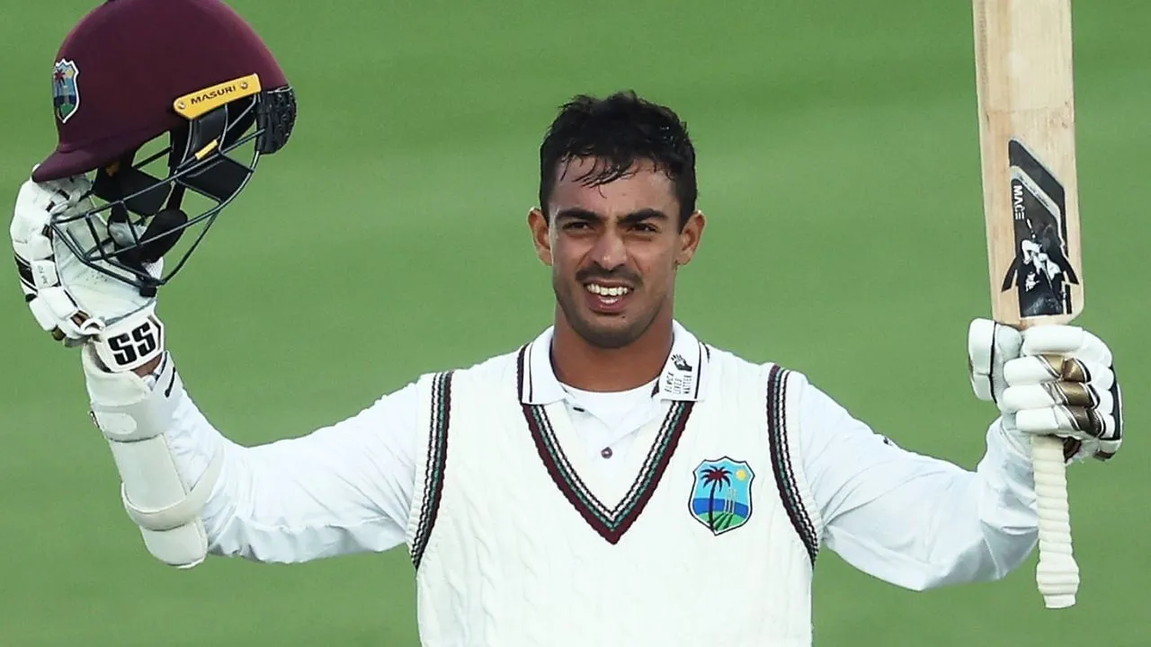 30 शतक वाले पिता ने, 8 साल में किया जो काम, 38 दिन में बेटे ने दिया उसे अंजाम | ZIM vs WI Test: Shivnarine Chnaderpaul's son Tagenarine hits 1st test century
