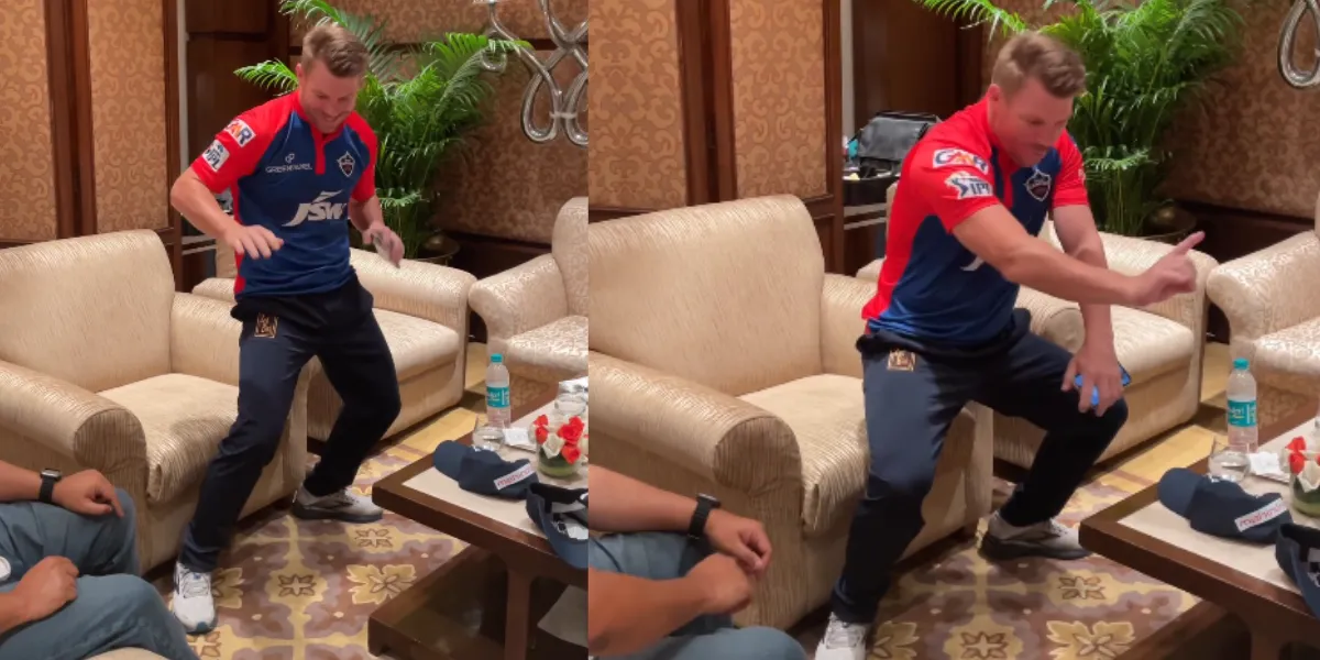 दिल्ली के खेमे में शामिल होते ही डेविड वॉर्नर पर चढ़ा डांस का बुखार, ट्रेंडिग गाने पर जमकर मटकाई कमर, वायरल हुआ VIDEO