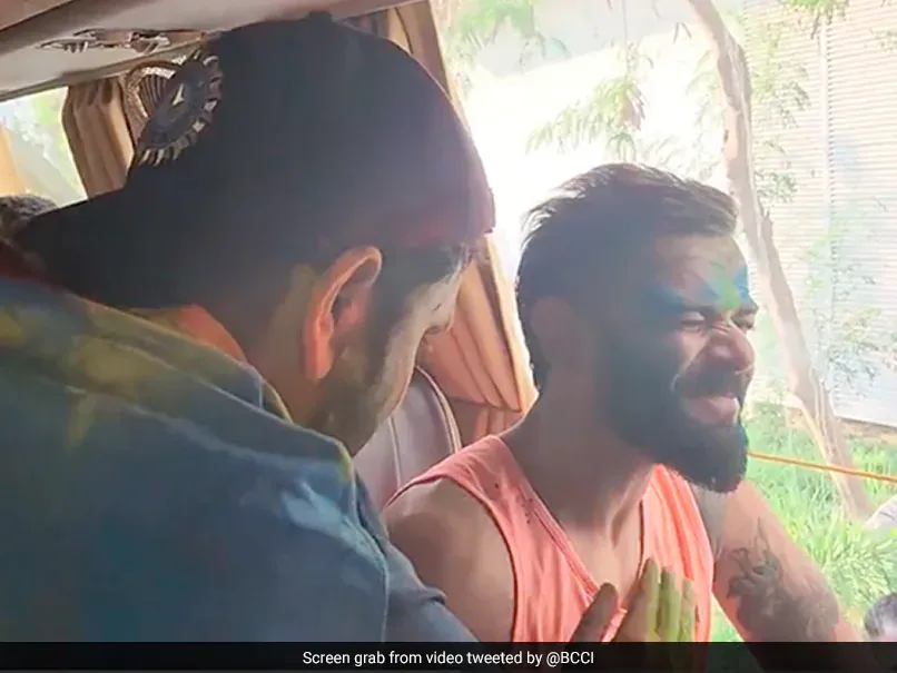 Team India Holi Celebration Video