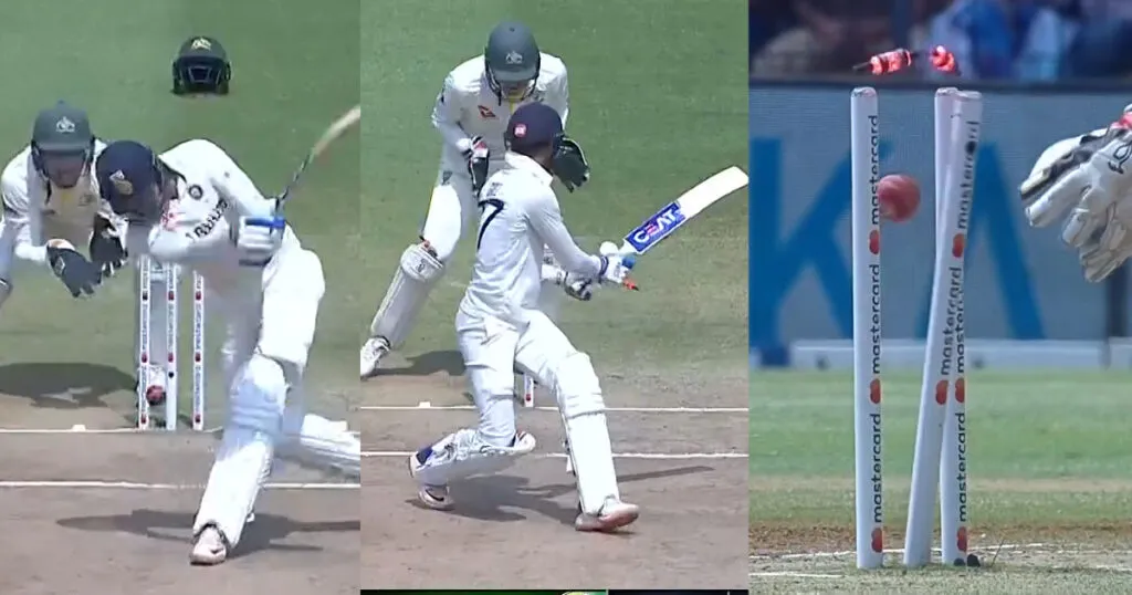 Shubman Gill को क्रीज पर उछल-कूद करना पड़ा भारी, नेथन लायन ने बिखेर दी गिल्लियां
