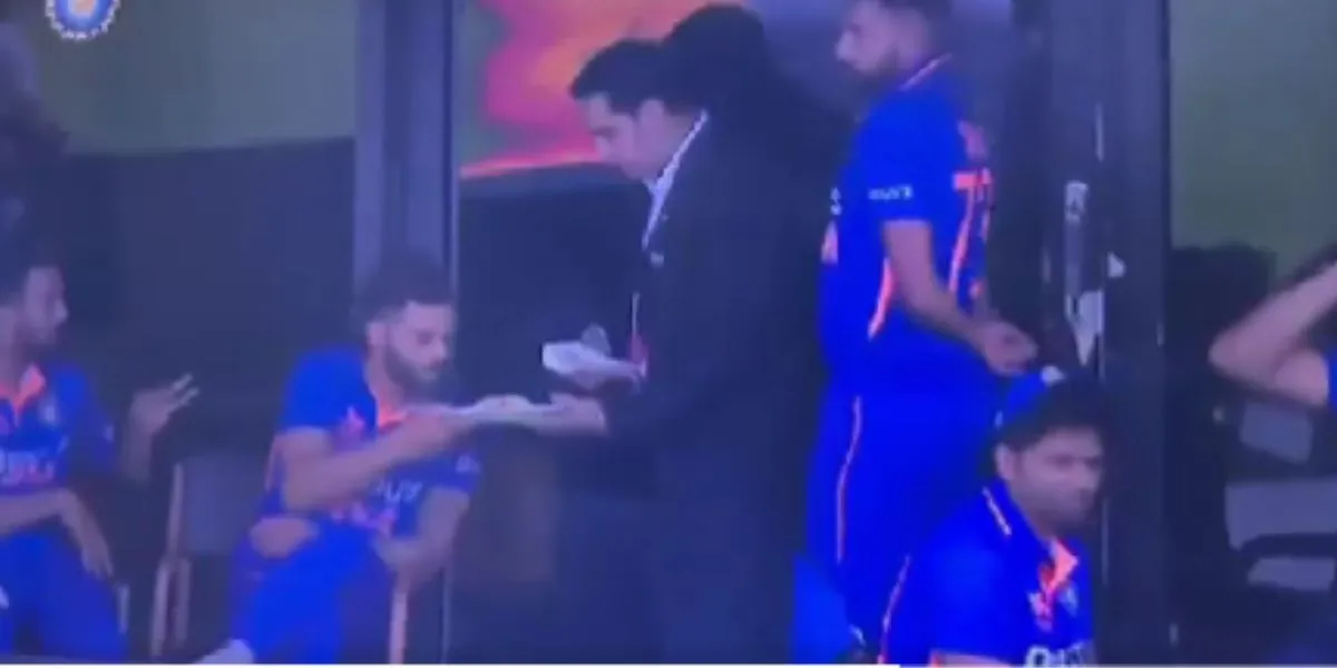 Virat Kohli eating video