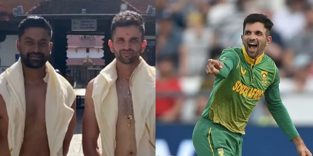 Keshav Maharaj at Devi Temple