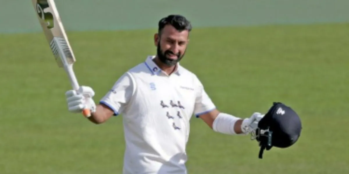 Cheteshwar Pujara hits century for sussex vs durham in county championship 2023