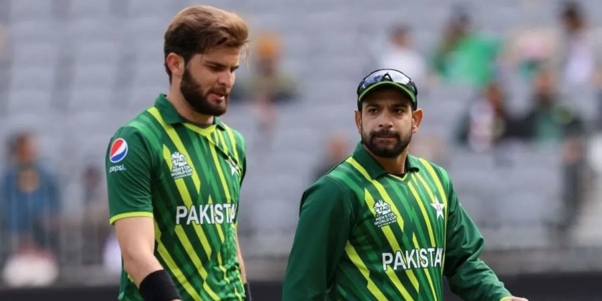 Shaheen Afridi with Haris Rauf