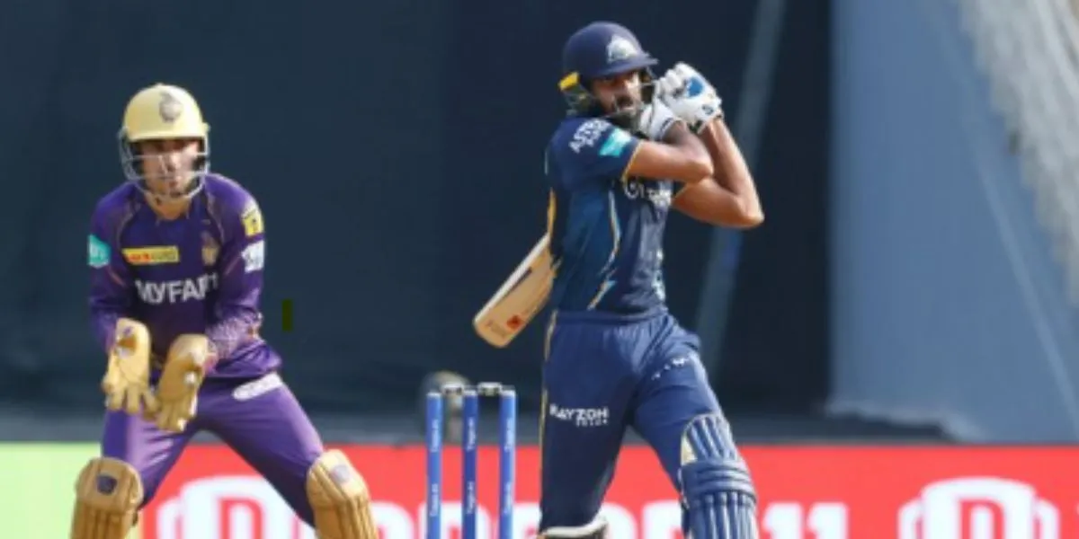 watch video Vijay Shankar hit hat-trick sixes to Shardul Thakur GT vs KKR