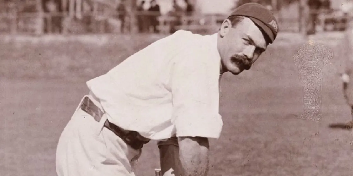 1st six in international cricket history was hit by australian cricketer Joe Darling