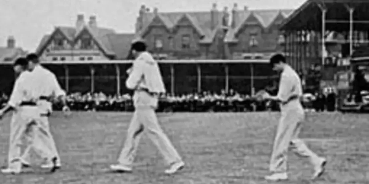 1st six in international cricket history was hit by australian cricketer Joe Darling
