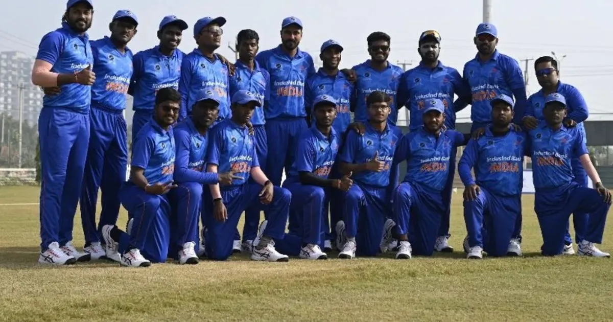 Indian blind cricket team has been announced for World Games in August