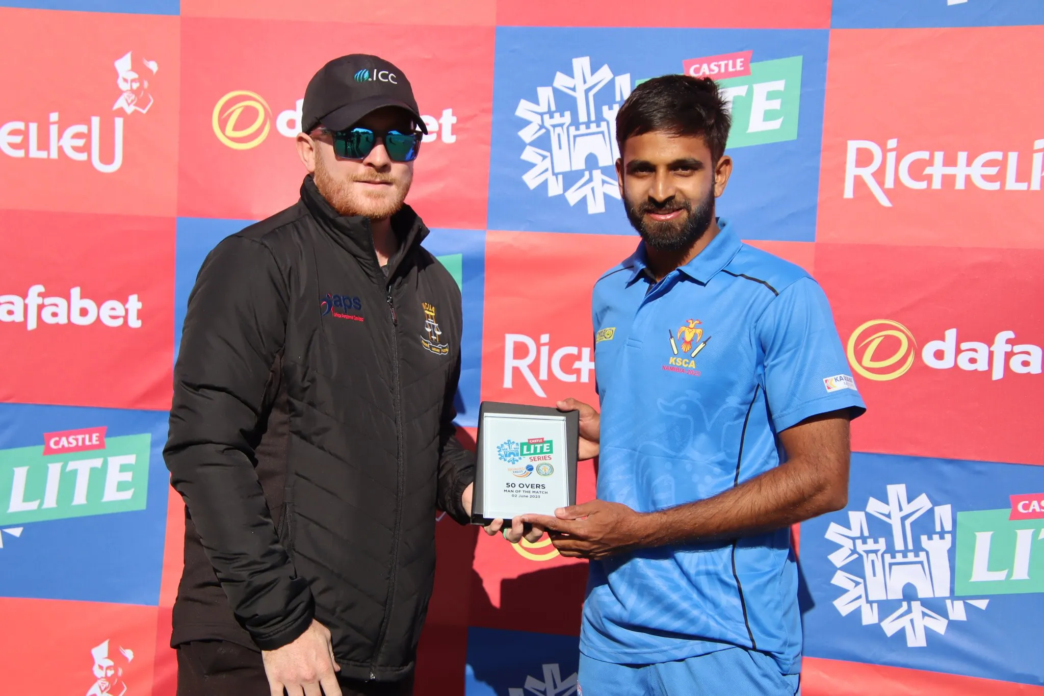 Karnataka beat namibia 9 wickets Vidwath Kaverappa