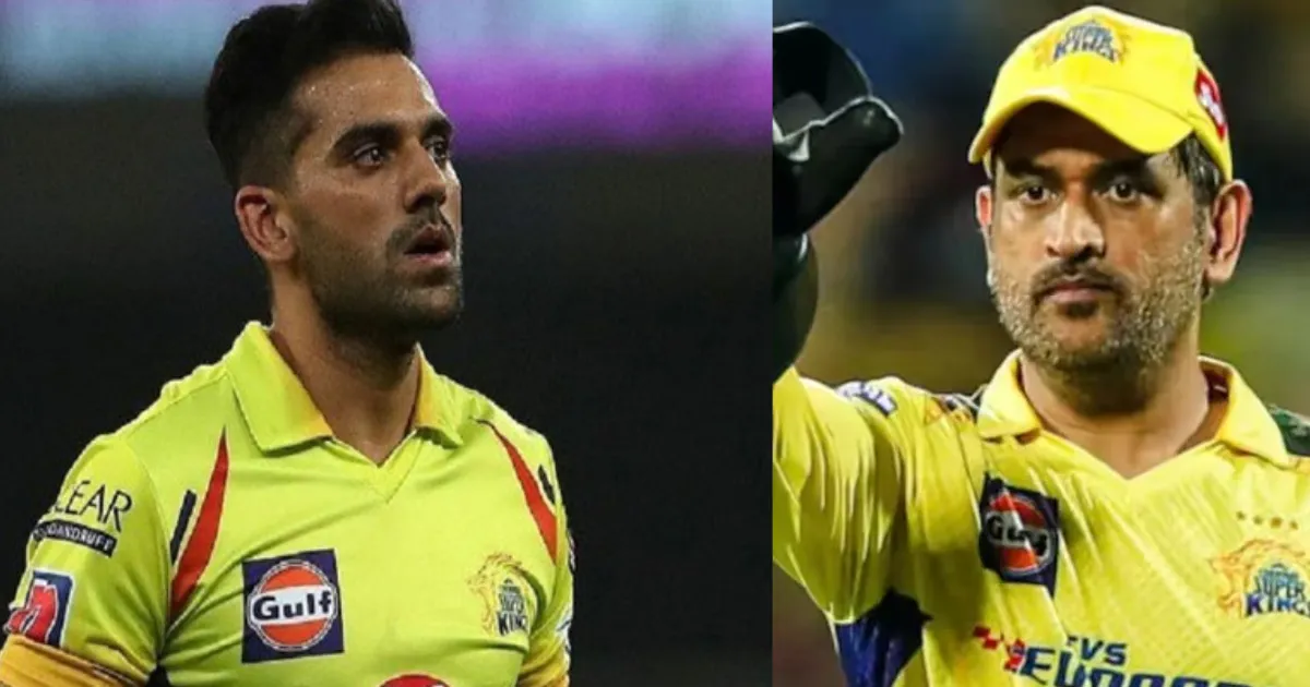Deepak Chahar - MS Dhoni