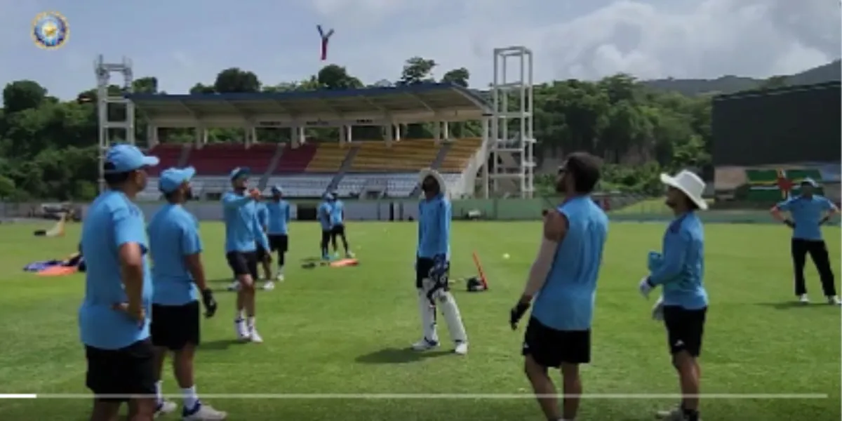 IND vs WI Team india practice session video gone viral