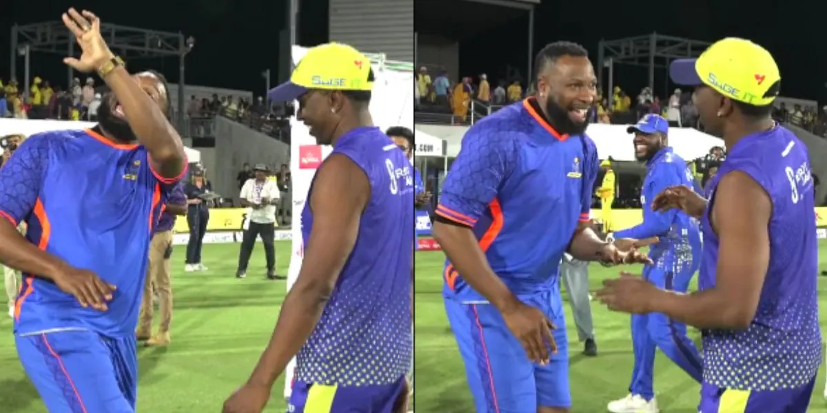 MLC 2023- Kieron Pollard and Dwayne Bravo funny video gone viral