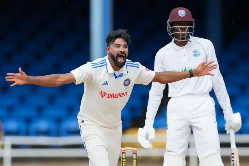 WI vs IND: Mohammed Siraj