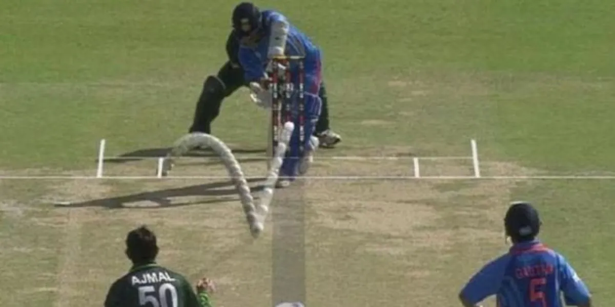 Sachin Tendulkar-Saeed Ajmal 2011 WC