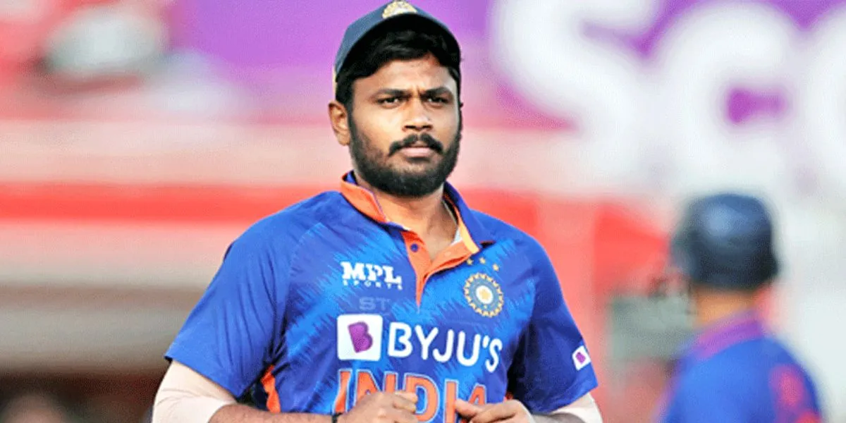 Sanju Samson seen playing soccer