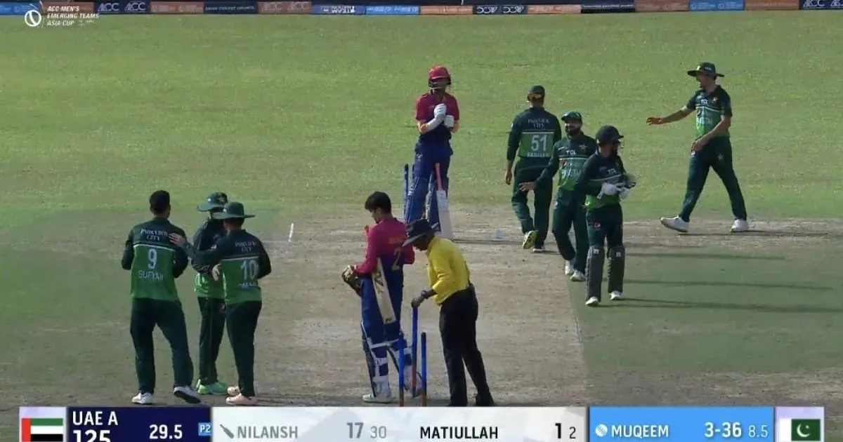  Pakistan A beat UAE Emerging Asia Cup 2023