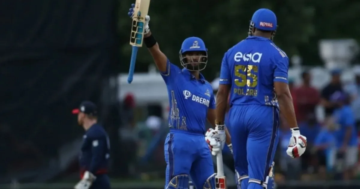  Nicholas Pooran , major league cricket final , MI New York 