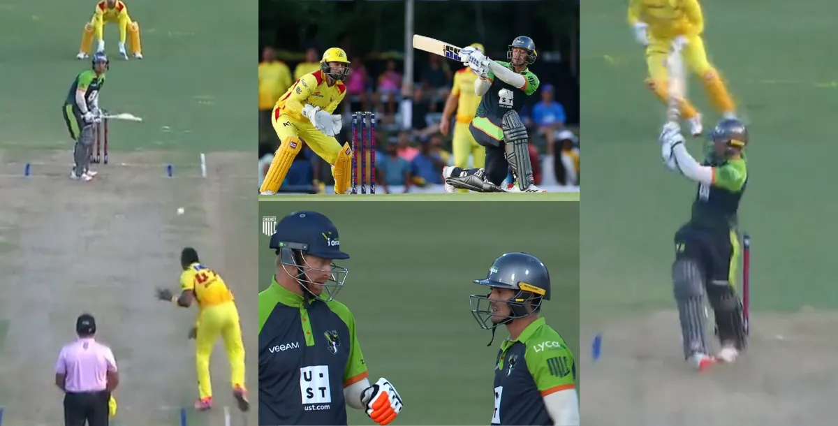 Video quinton de kock hits fifty runs in 35 balls in MLC 2023