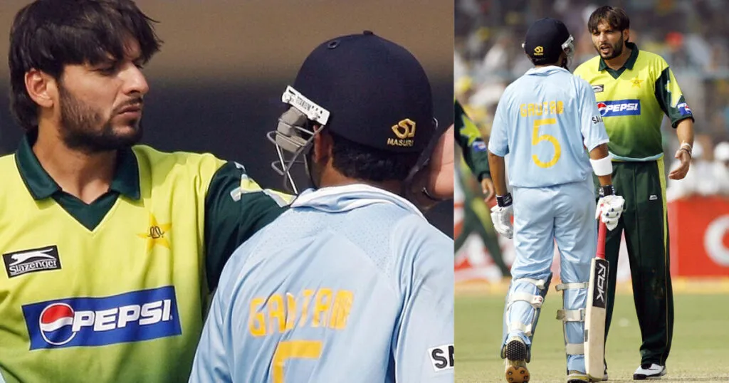 Gautam Gambhir-Shahid Afridi