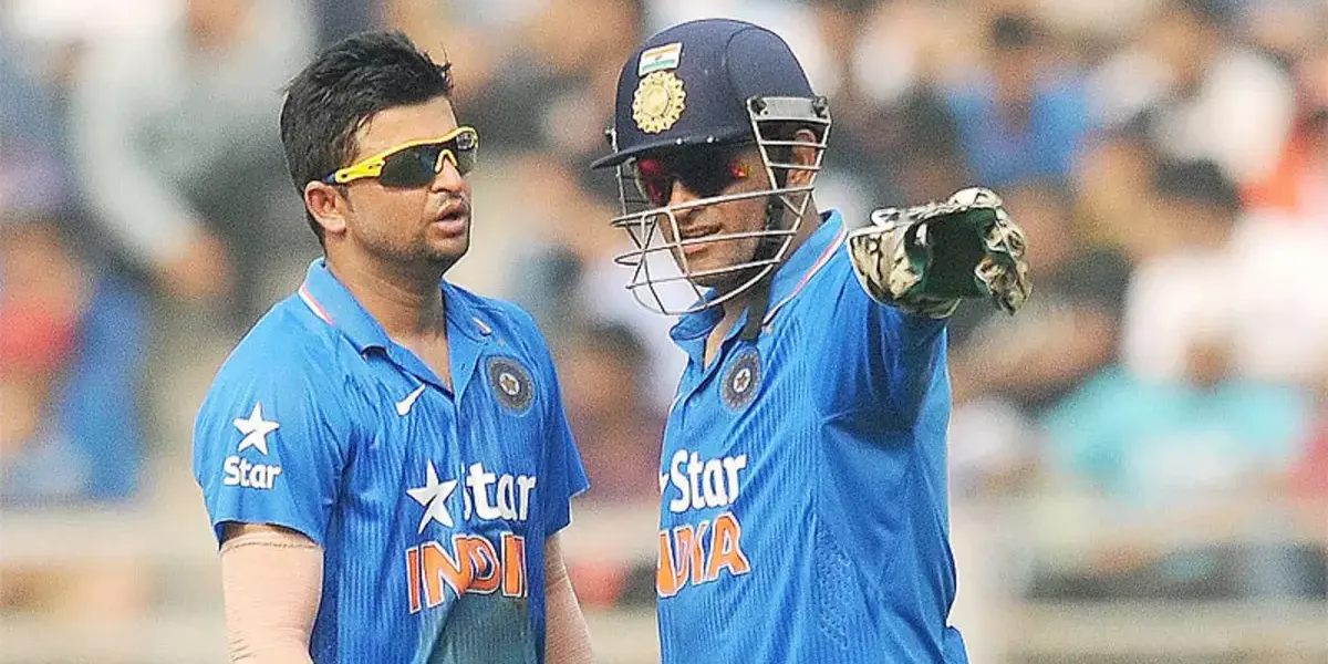MS Dhoni And Suresh Raina