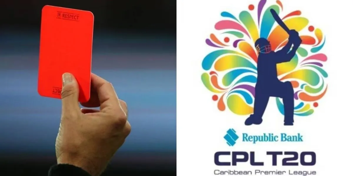 Red card in CPL 2023