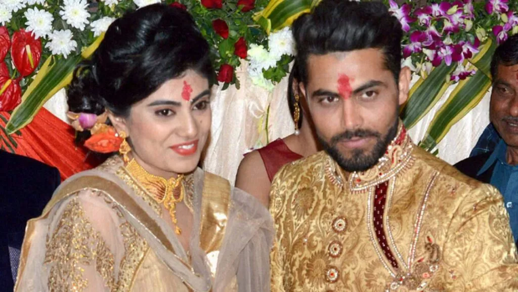 Rivaba Jadeja and Ravindra Jadeja