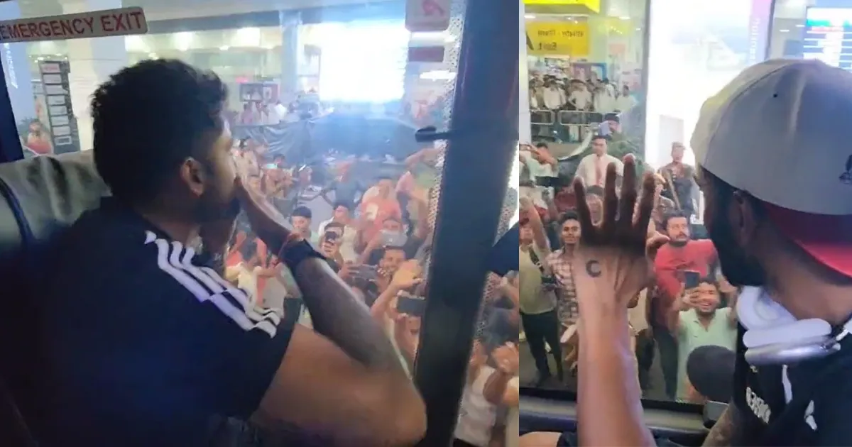 video Team India got a wonderful welcome in Guwahati hotel