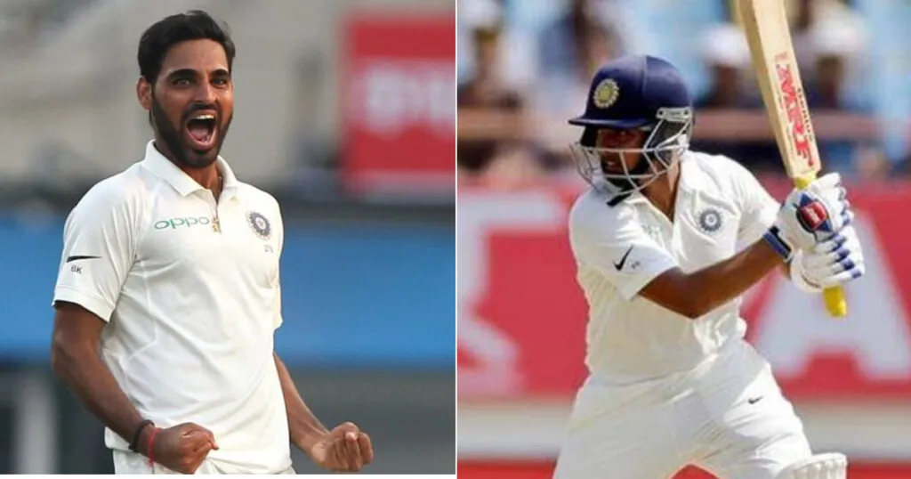 Prithvi Shaw and Bhuvneshwar Kumar