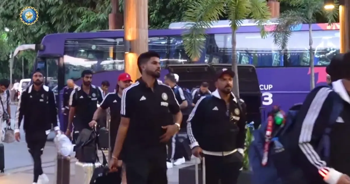 Team India reached in Guwahati for warm-up match