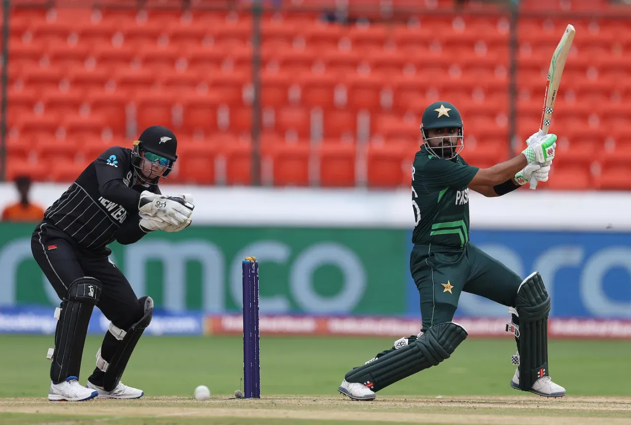 Babar Azam Hit 84 Runs against New zealand 