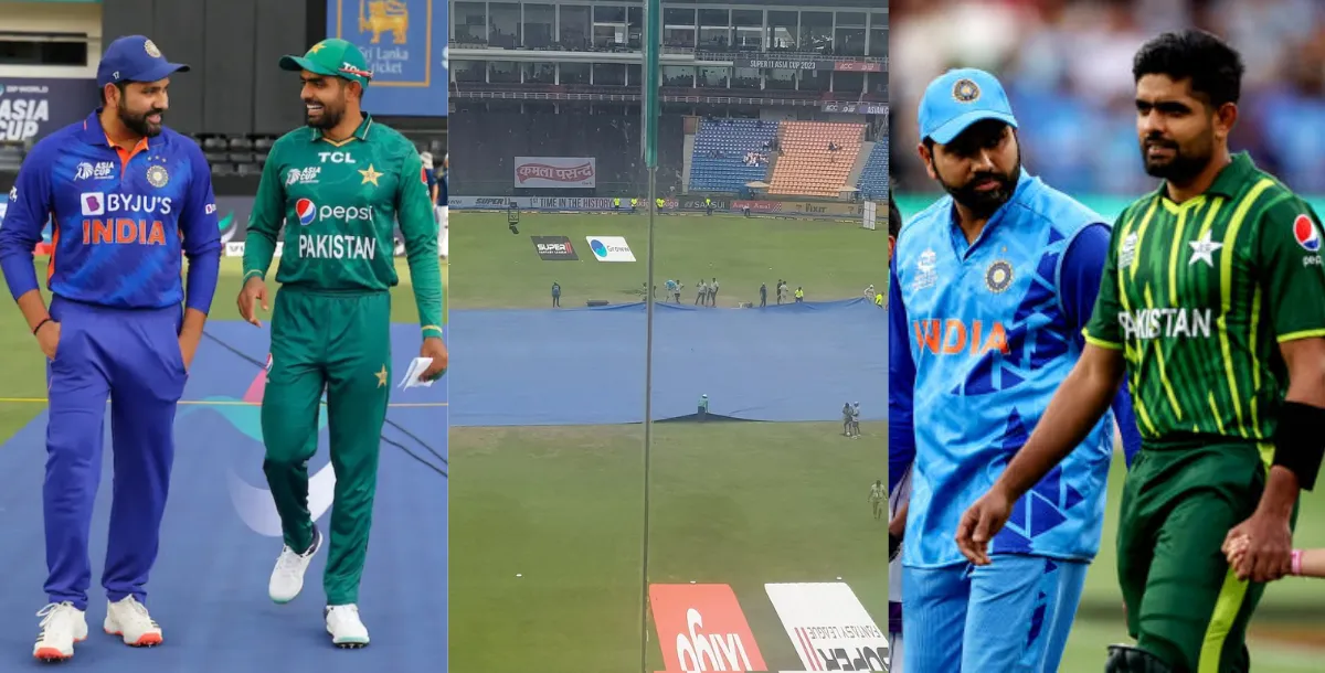 bad news came before the start of india vs pakistan match rain spoiled the excitement of ind vs pak battle
