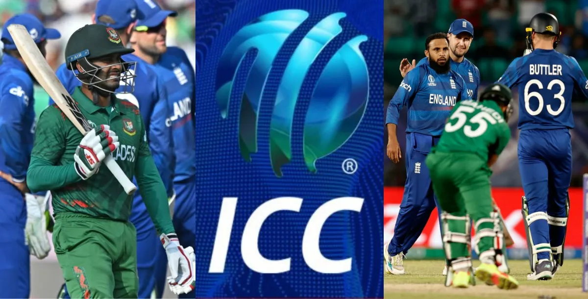 bangladesh team fined of their match fees for maintaining slow over rate against england in world cup