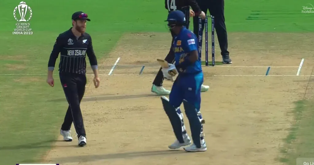 Angelo Mathews and kane williamson