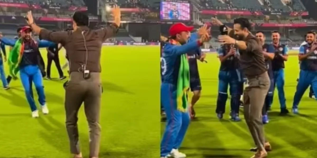 Irfan Pathan-Rashid Khan Dancing