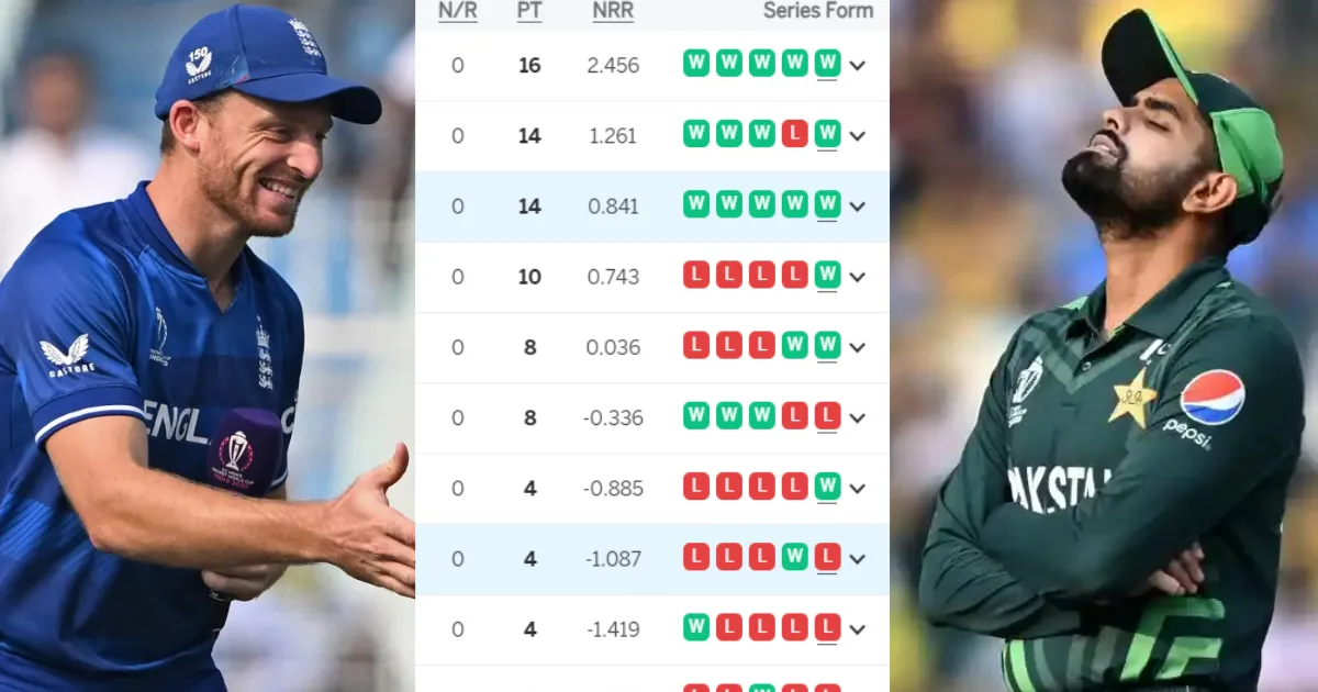 World Cup 2023 Points Table: इंग्लैंड की जीत से घर लौटा पाकिस्तान, तो चैंपियंस ट्रॉफी के लिहाज से इन 3 टीमों का हुआ तगड़ा नुकसान