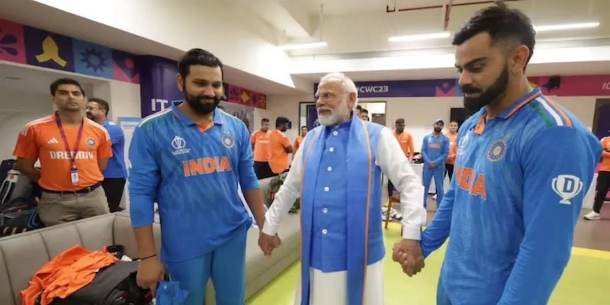 PM in Team India dressing room