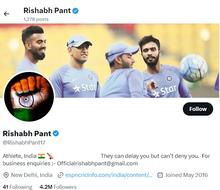 Rishabh Pant