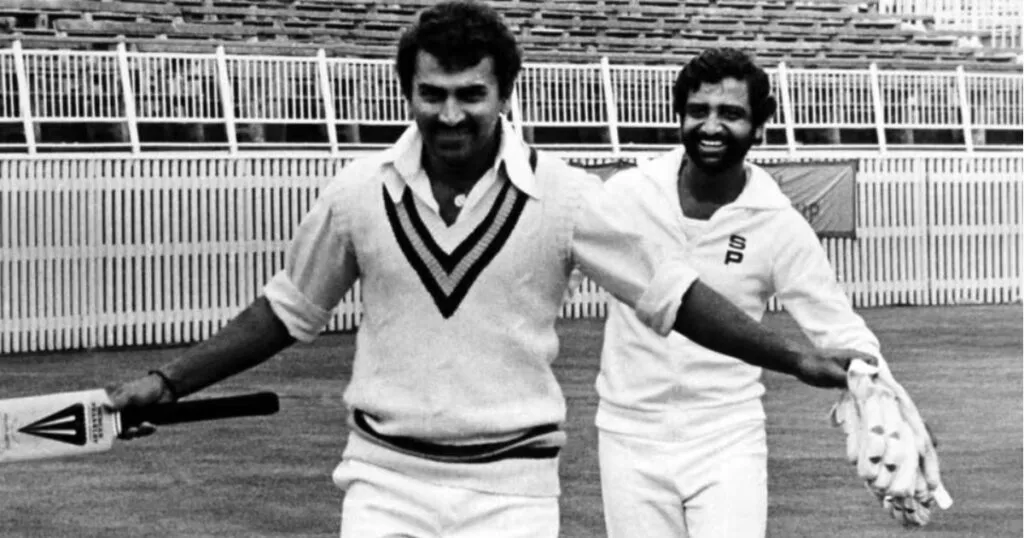 Sunil Gavaskar and Gundappa Vishwanath