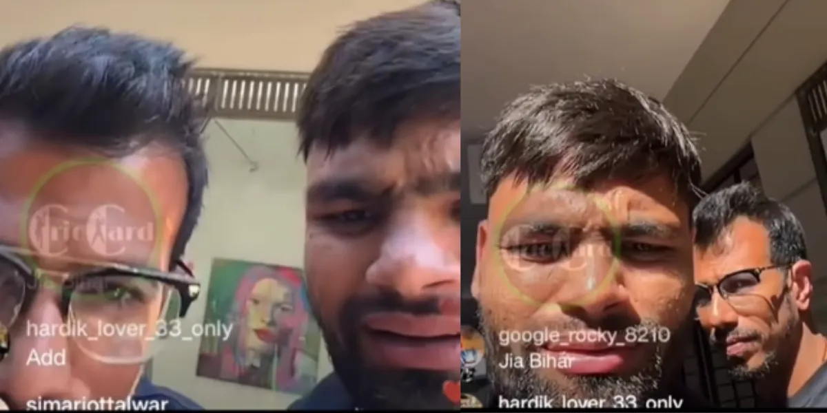 Yuzvendra Chahal made fun of Rinku Singh's English, Watch Video (1)