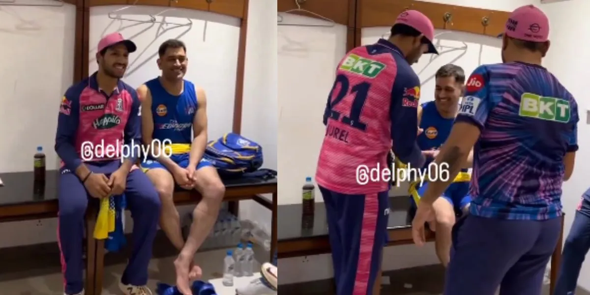 MS Dhoni- Dhruv Jurel