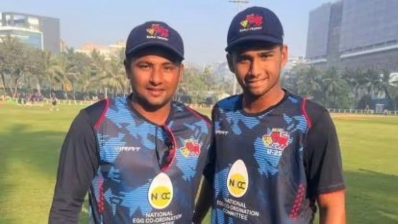 Sarfaraz Khan and Musheer Khan