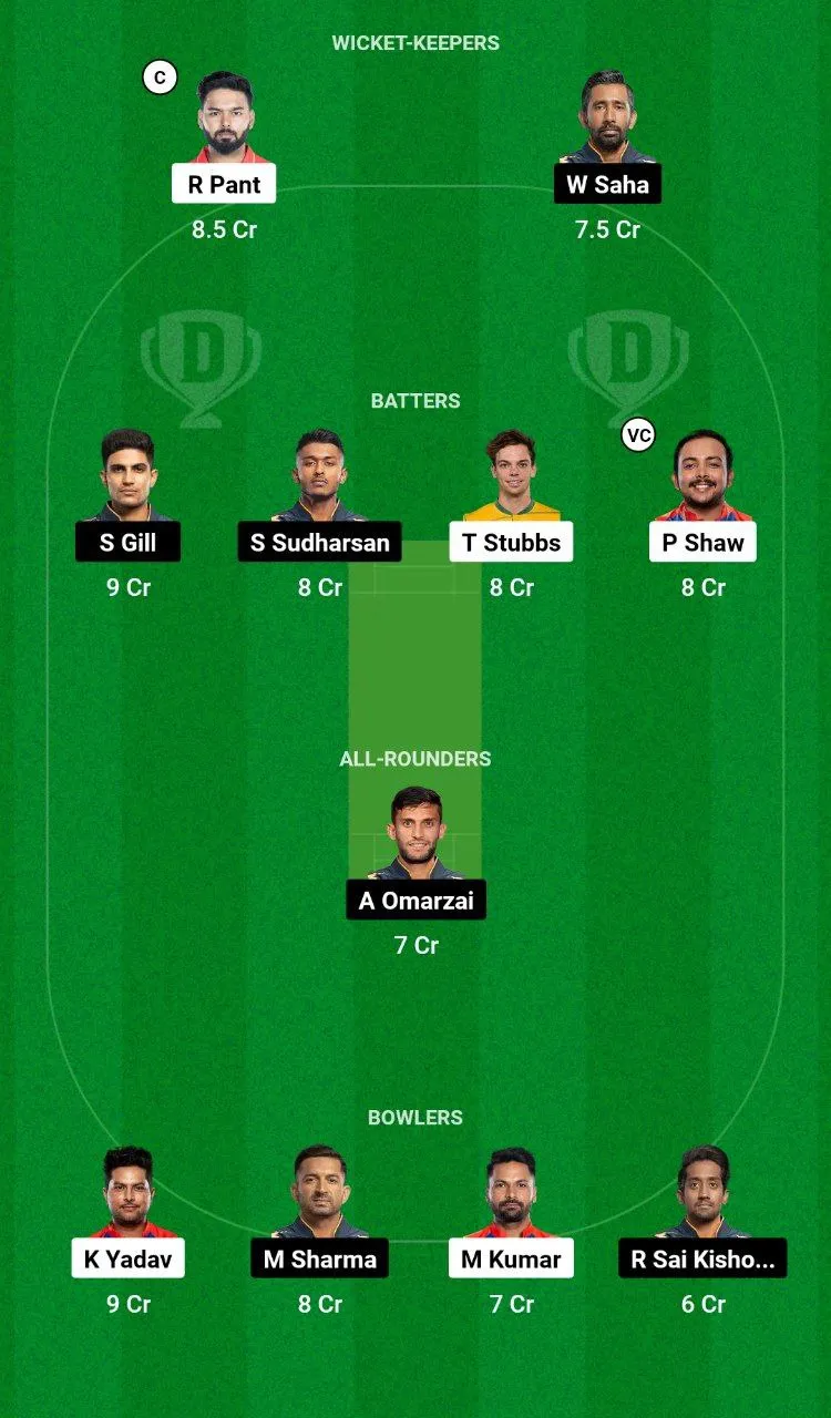 DC vs GT