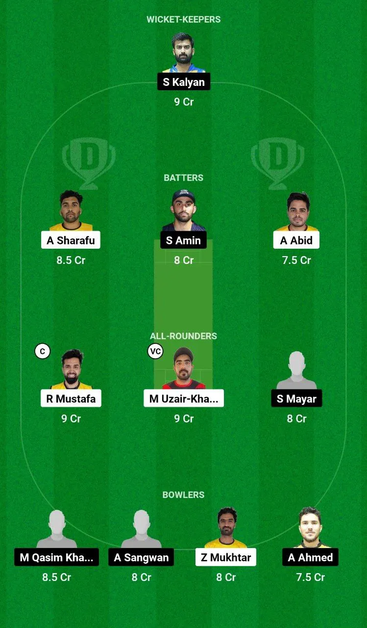 ABD vs AJM Dream11 Team