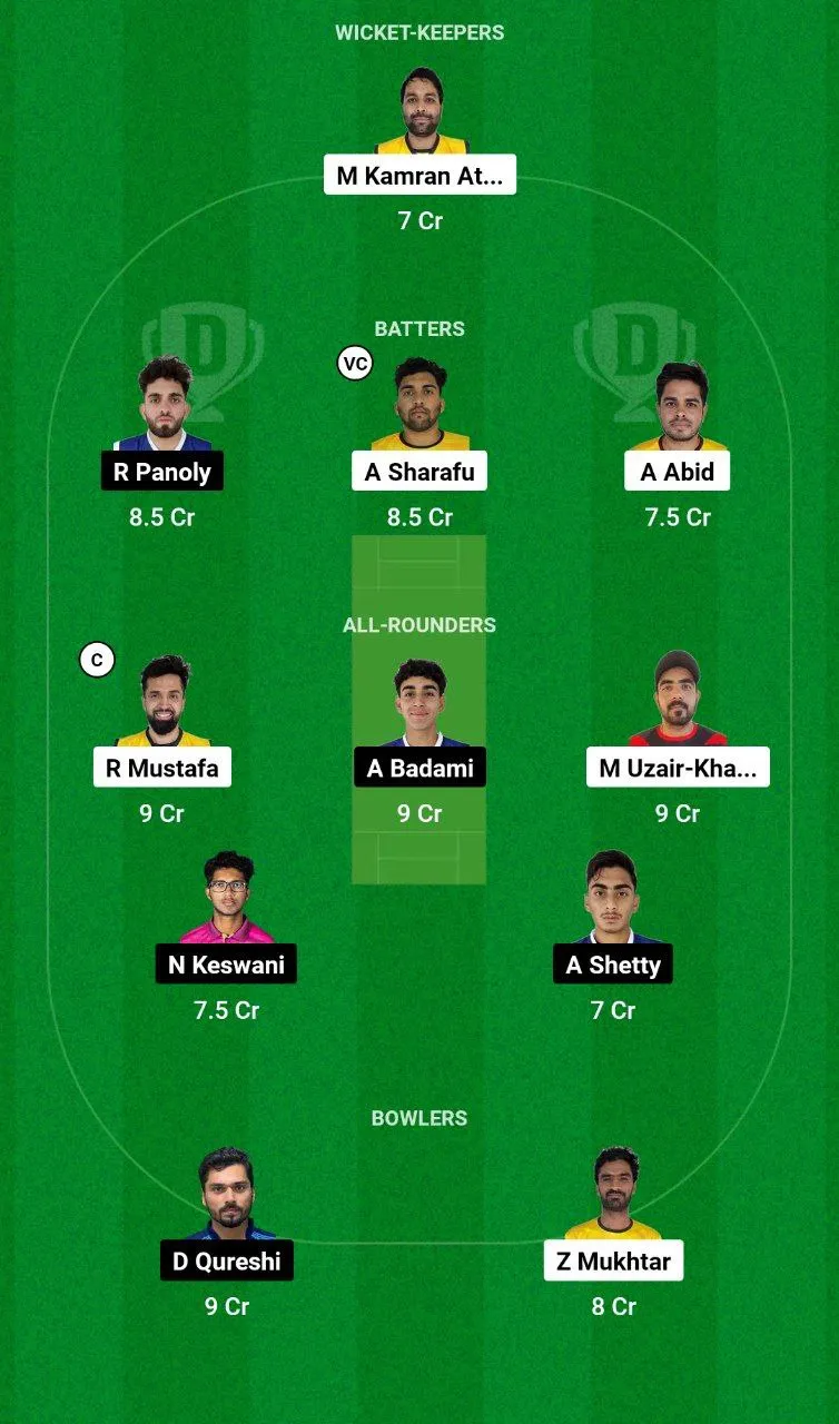 ABD vs DUB Dream11 Team