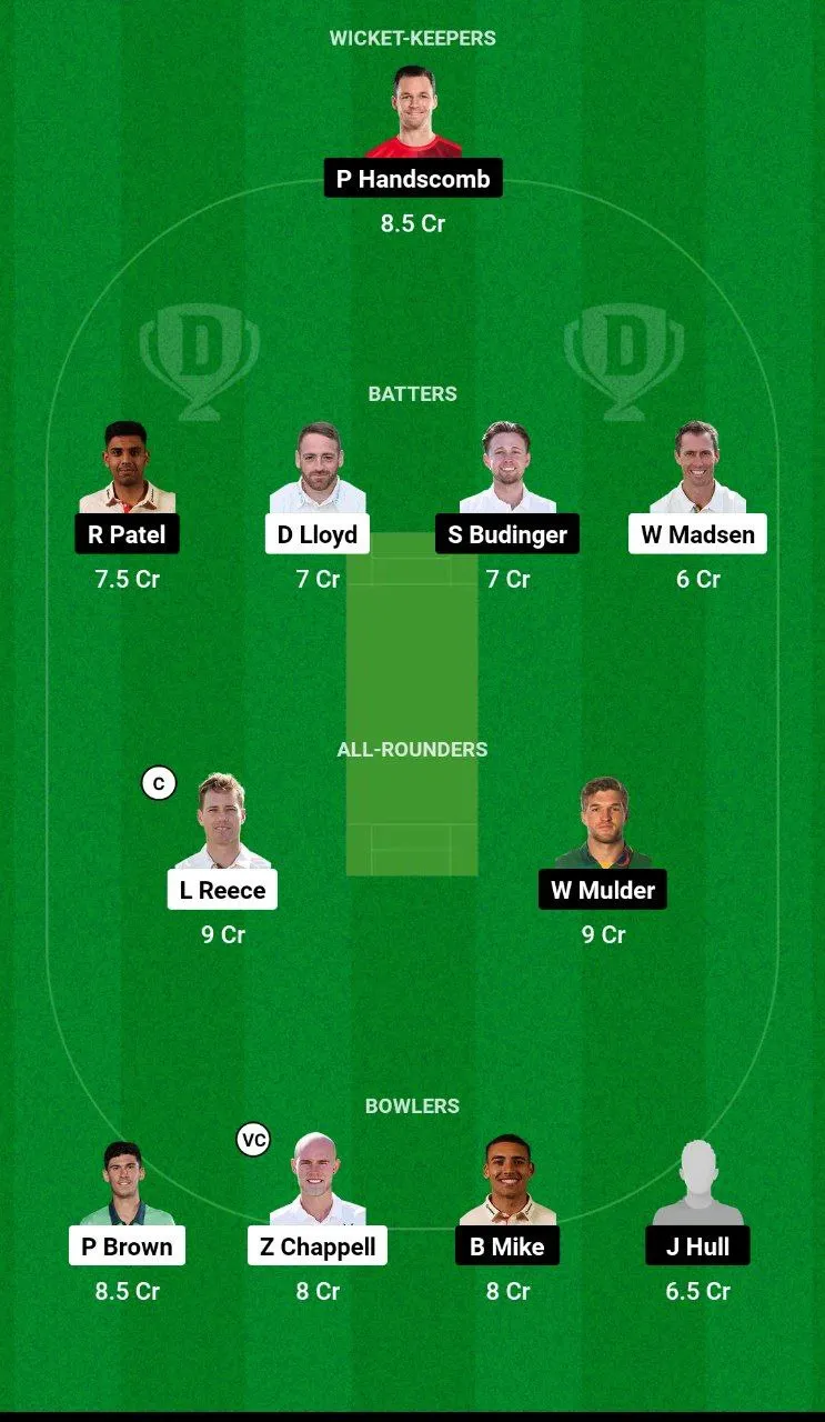 DER vs LEI Dream11 Team 2